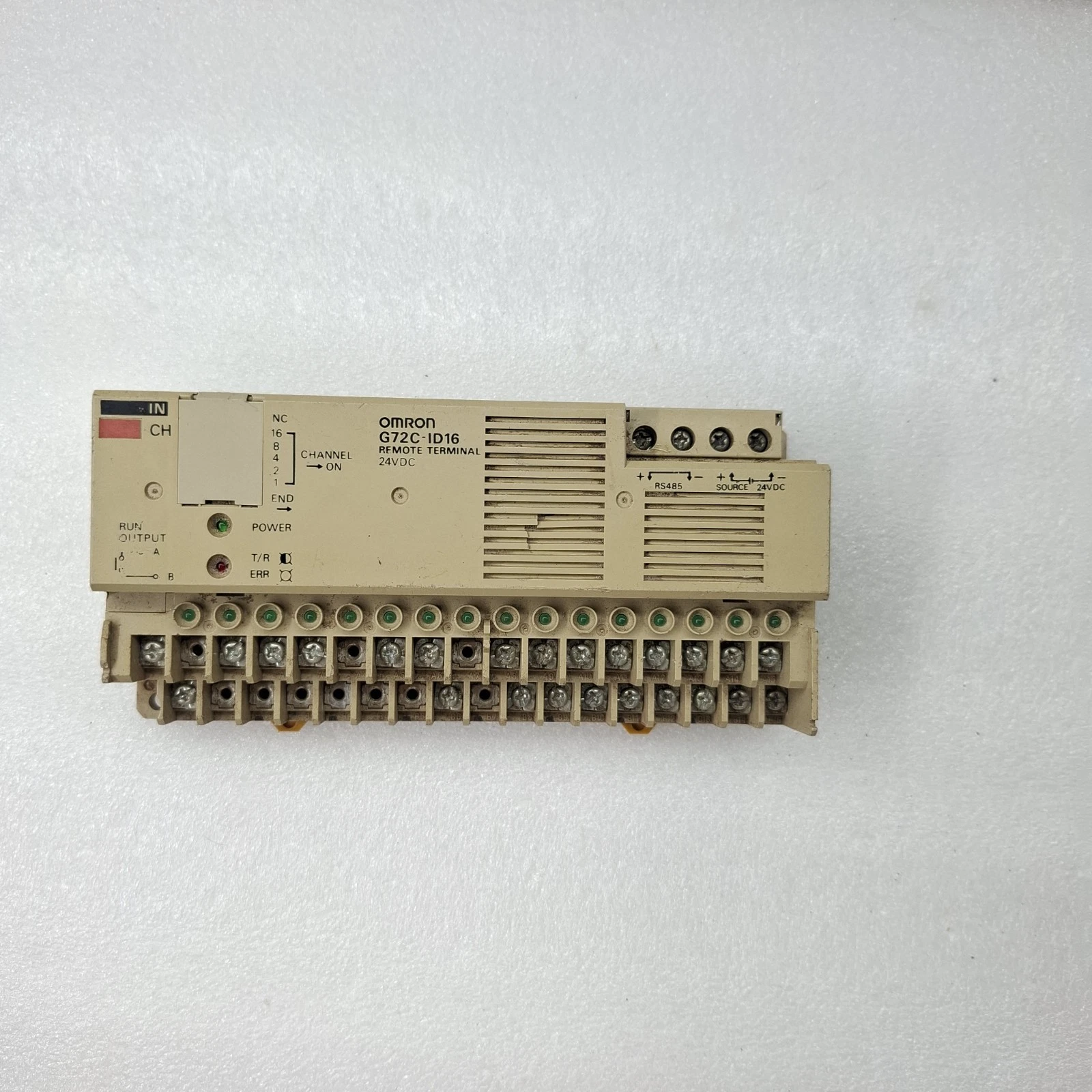 OMRON G72C-ID16 REMOTE TERMINAL 24VDC G72CID16 MADE IN JAPAN